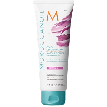 Mặt Nạ Dưỡng Moroccanoil Hibiscus Color Depositing Mask Bổ Sung Hạt Màu Hồng Đậm